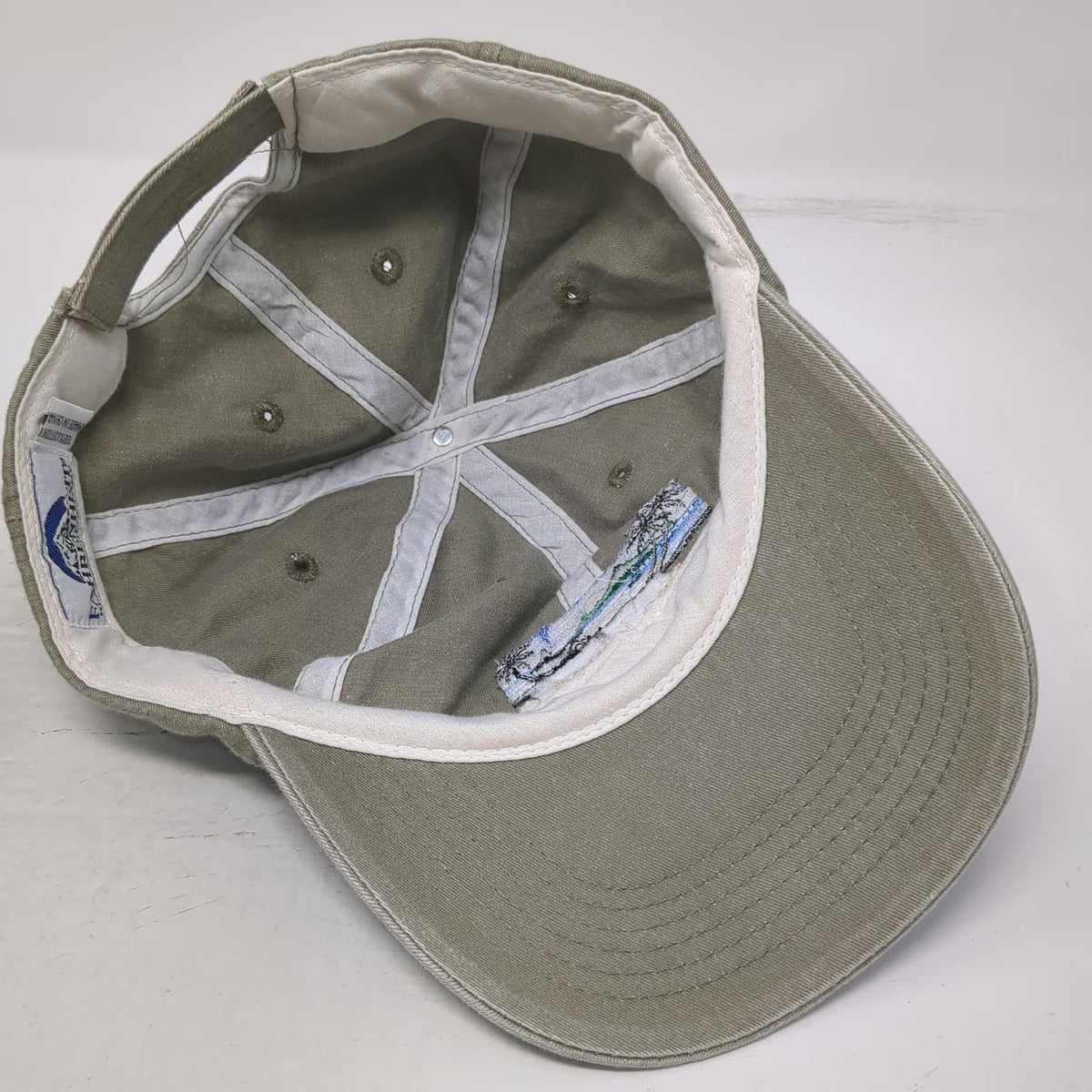 Fahrenheit Headwear Company Baseball Cap Beige OSFM Catalina Island Hat Cotton