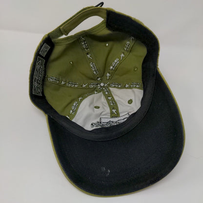 Bogus Basin Idaho Strapback Hat Green OSFA Extreme Fit 6 Panel Ahead