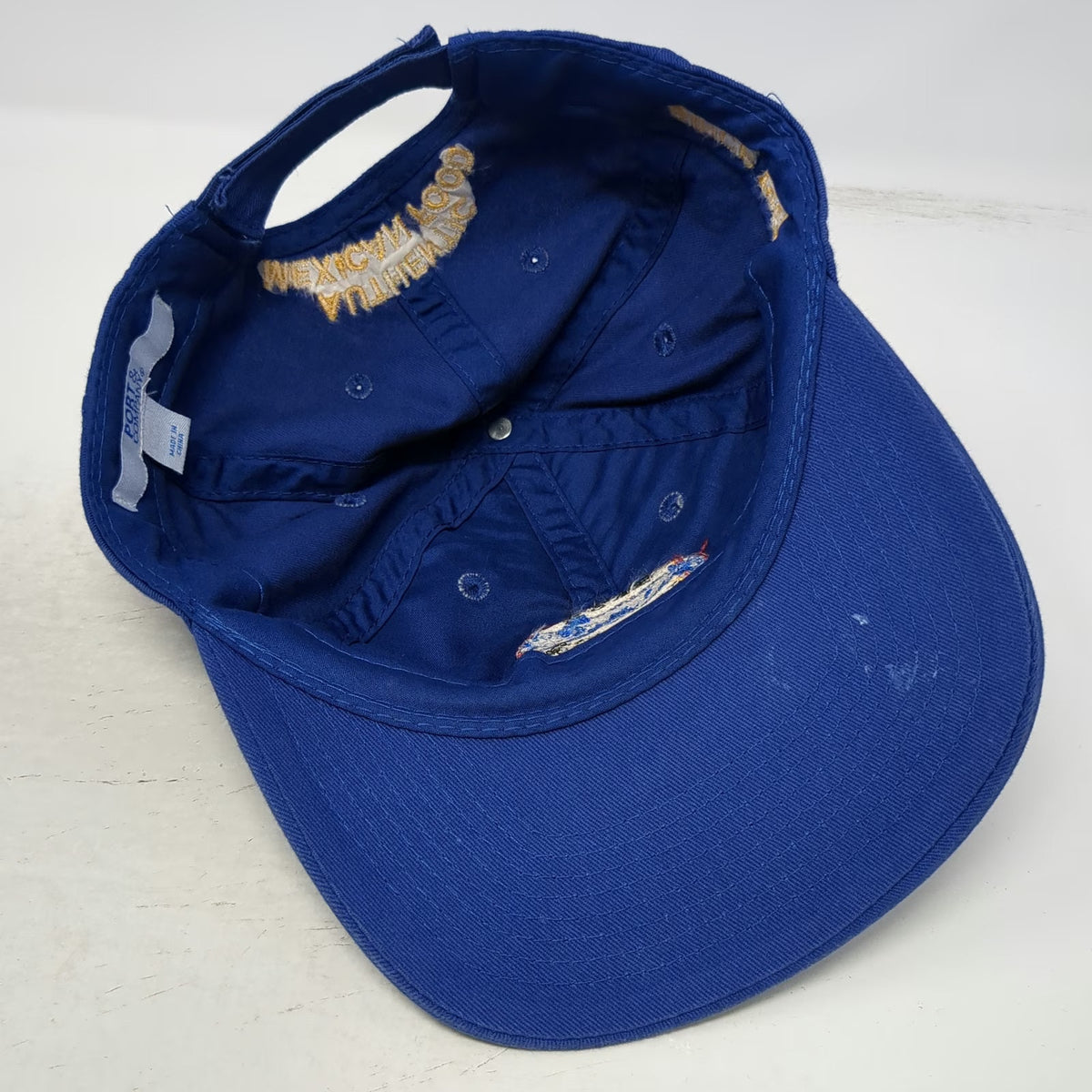 Port & Company Baseball Cap Blue One Size Authentic Mexican Food Hat Strapback