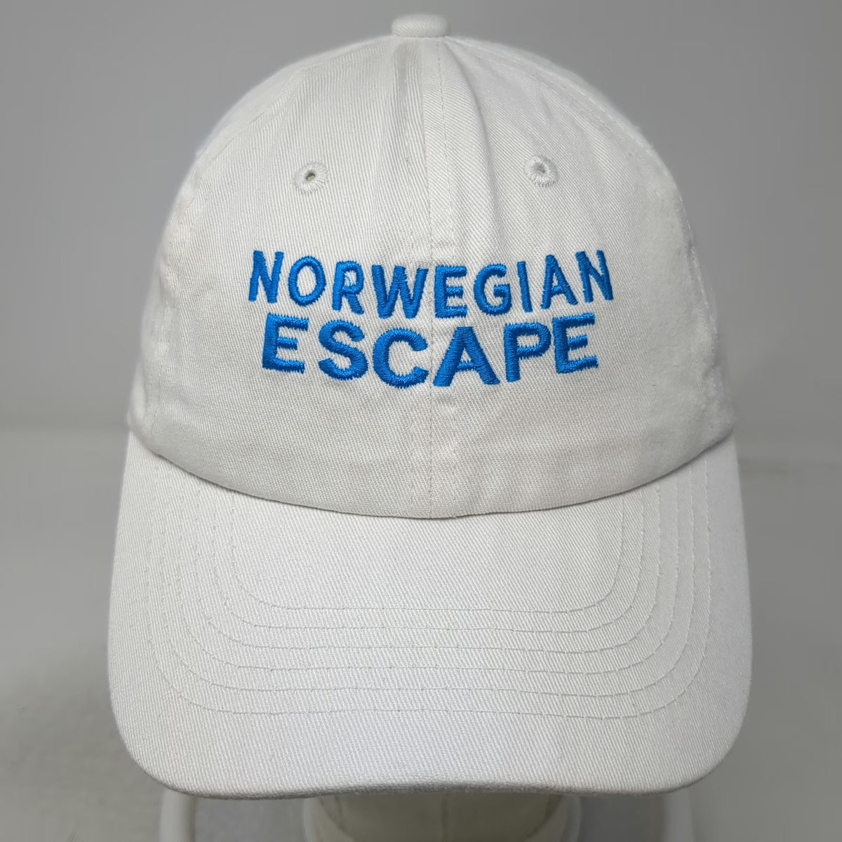 DMR Classic Headwear Baseball Cap White One Size Norwegian Escape Cruise Hat