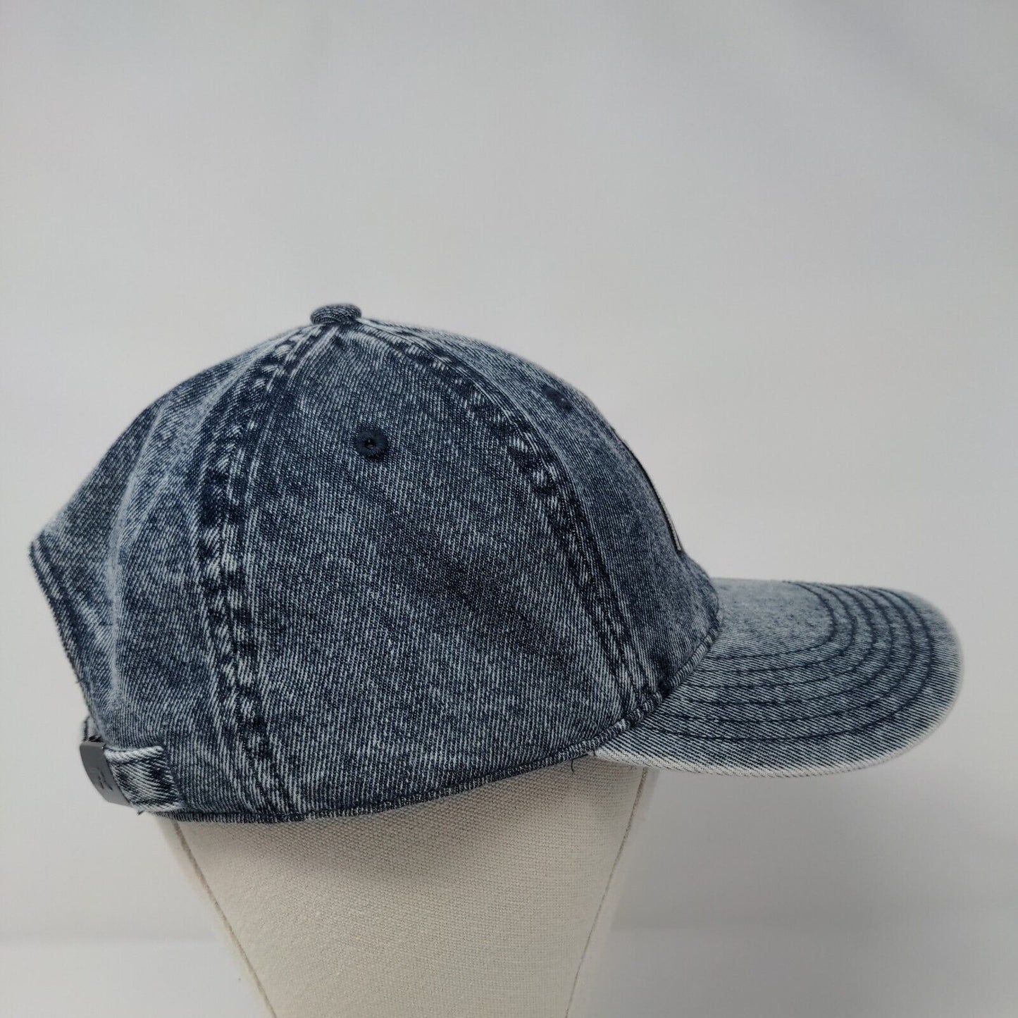 AB Slideback Hat Blue OSFA Adjustable Embroidered 6 Panel Denim Richardson