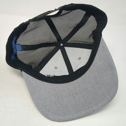 Port Authority Trucker Hat Gray Black Red White OSFM Mesh Snapback Smith Power