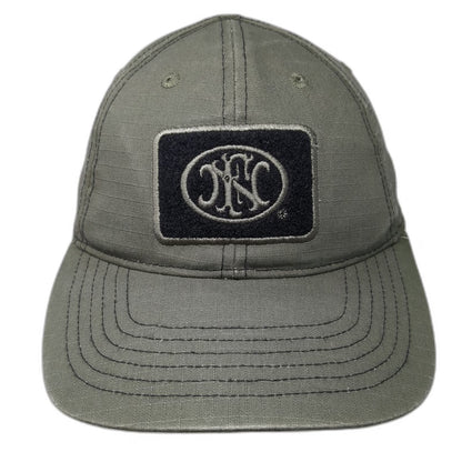 FN Herstal Baseball Cap Green One Size Strapback Embroidered Tactical Logo Hat