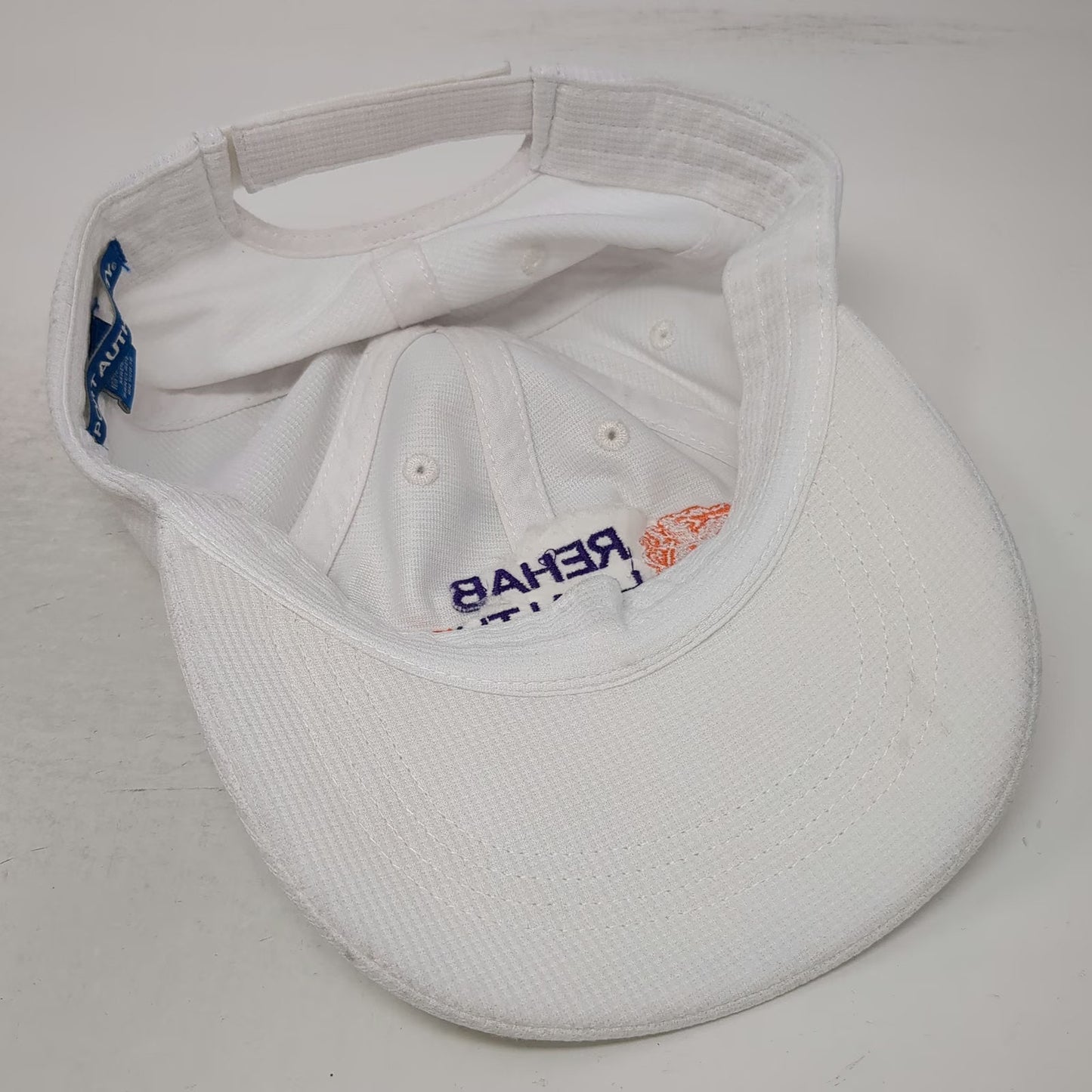 Port Authority Baseball Cap White One Size Rehab Health 360 Logo Strapback Hat