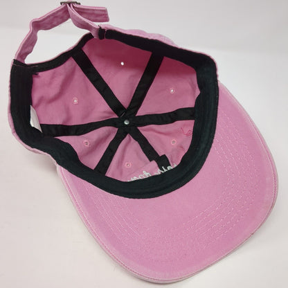 Bad Hair Day Slideback Hat Pink One Size Adjustable Embroidered 6 Panel