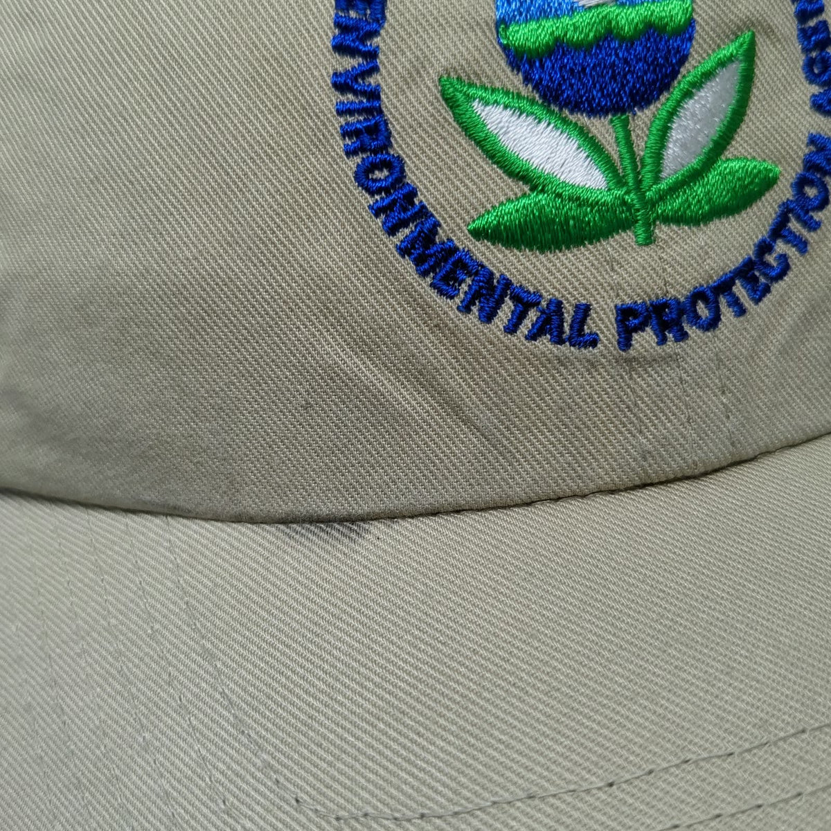 Port Authority Baseball Cap Beige OSFM EPA Environmental Protection Agency Hat