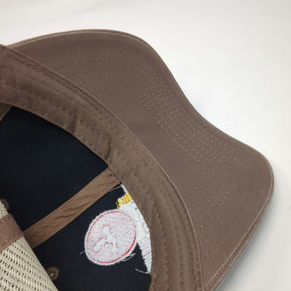 ML Authentic Headwear Blonde Bombshell Baseball Cap Brown One Size Mesh Back Hat