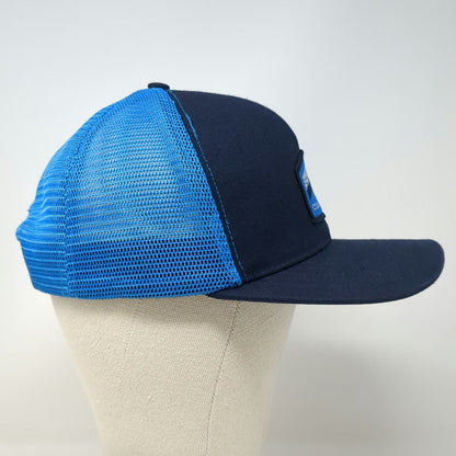 Spacecraft Trucker Hat Blue One Size Coastal Patch Mesh Snapback Mountain Wave