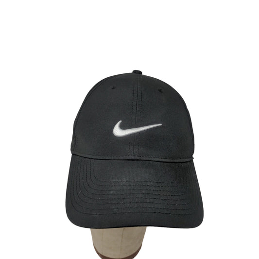 Nike Legacy91 Dri Fit Strapback Hat OSFM Black Embroidered Swoosh