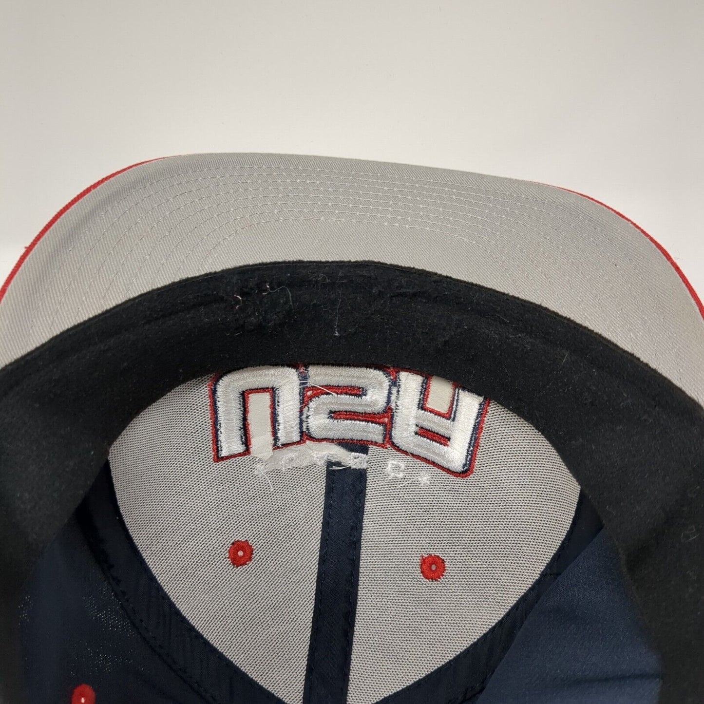 LABC USA Fitted Hat Multi Medium Embroidered Colorblock The Game