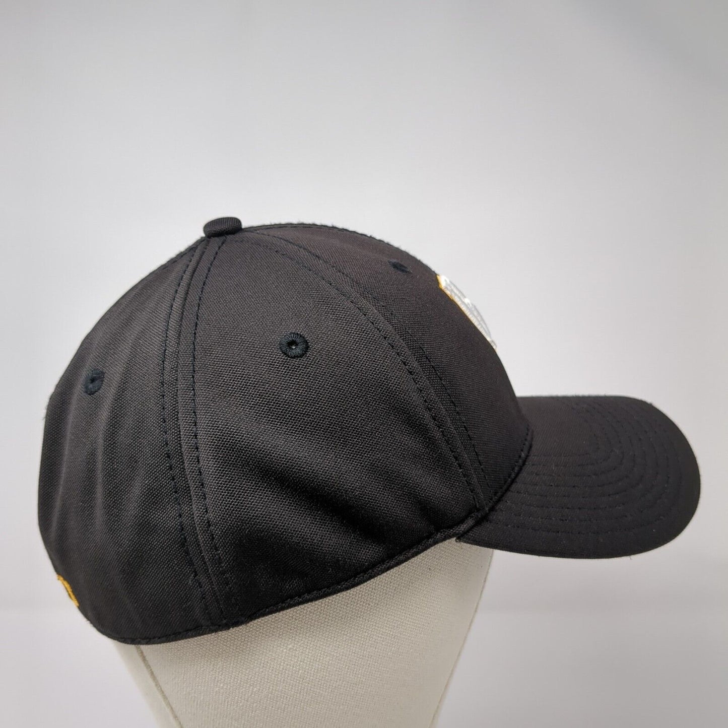 BK Knights Fitted Hat Black Medium Embroidered Solid 6 Panel The Game