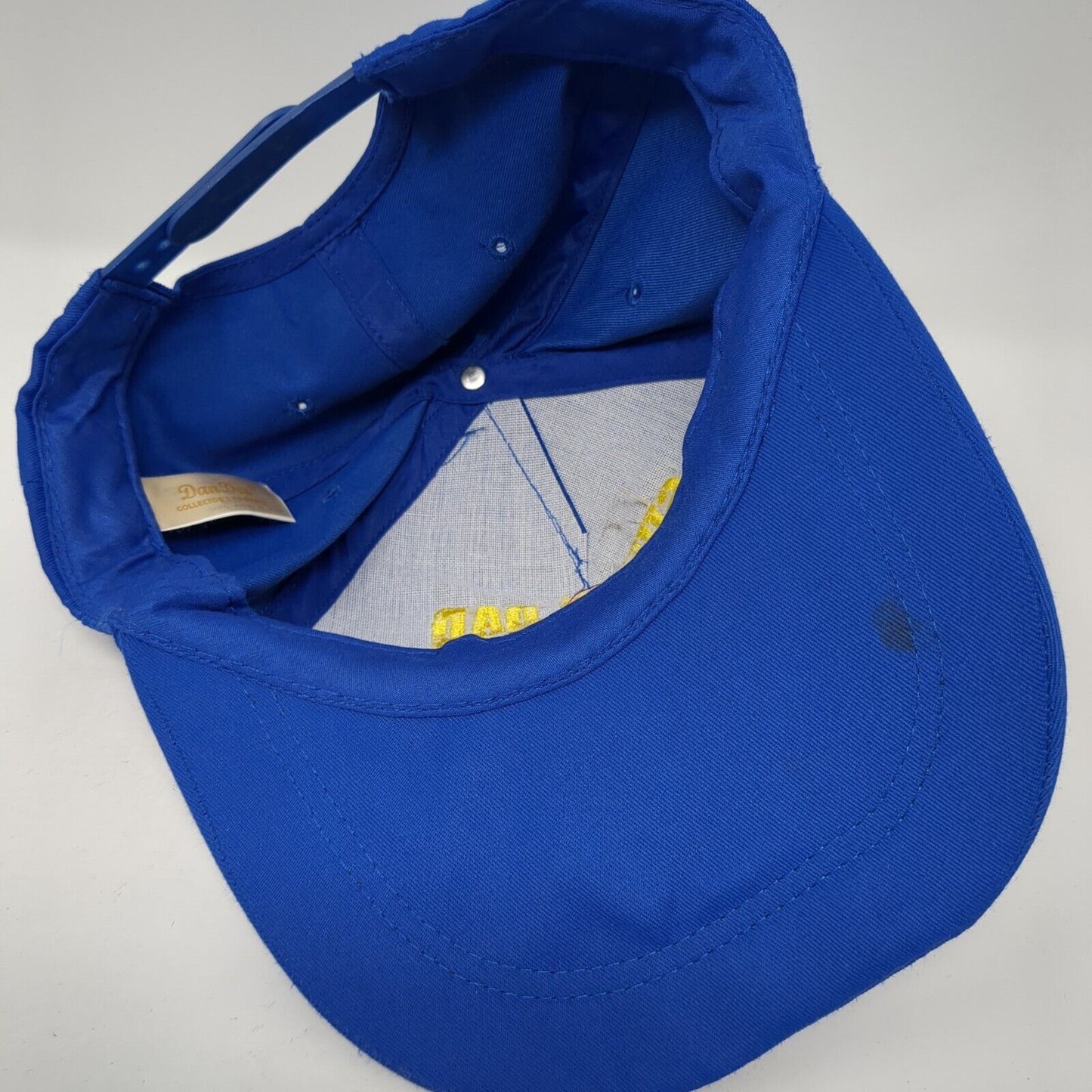 Super Dad Snapback Hat Blue One Size Adjustable Embroidered 6 Panel Dan Dee