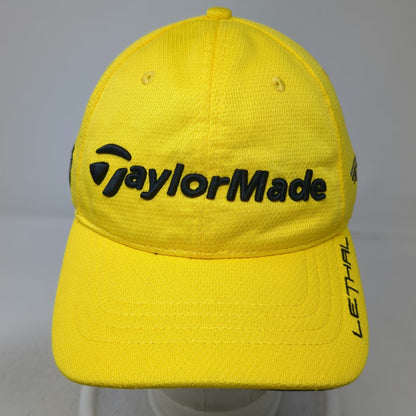 TaylorMade Baseball Cap Yellow One Size Performance Golf RBZ Lethal R Logo Hat