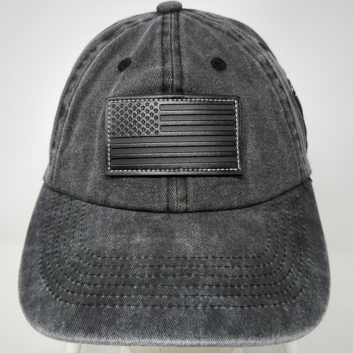 Ford Snapback Hat Gray One Size American Flag Patch Built Tough Idaho Stores