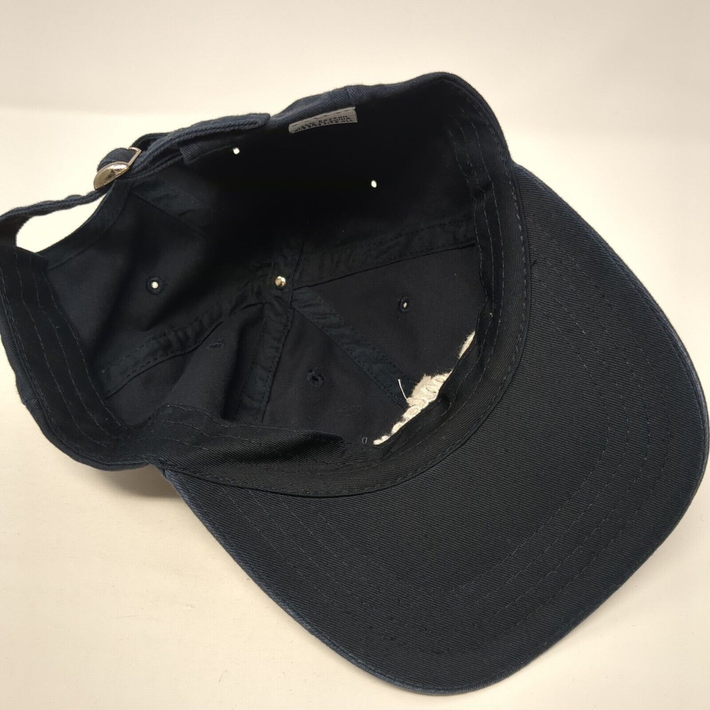 Calligan Slideback Hat Blue One Size Adjustable Embroidered 6 Panel Cotton