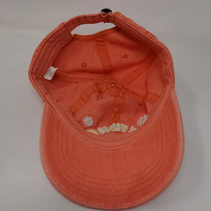 Good Vibes Club Slideback Hat Orange OSFM Embroidered Vent Holes