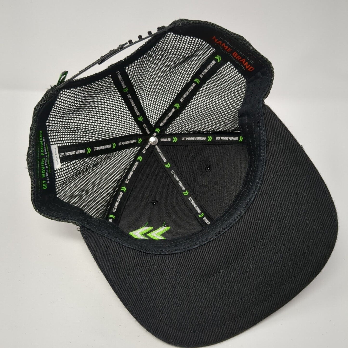 NexTitle Snapback Mesh Back Trucker Hat Black One Size Richardson