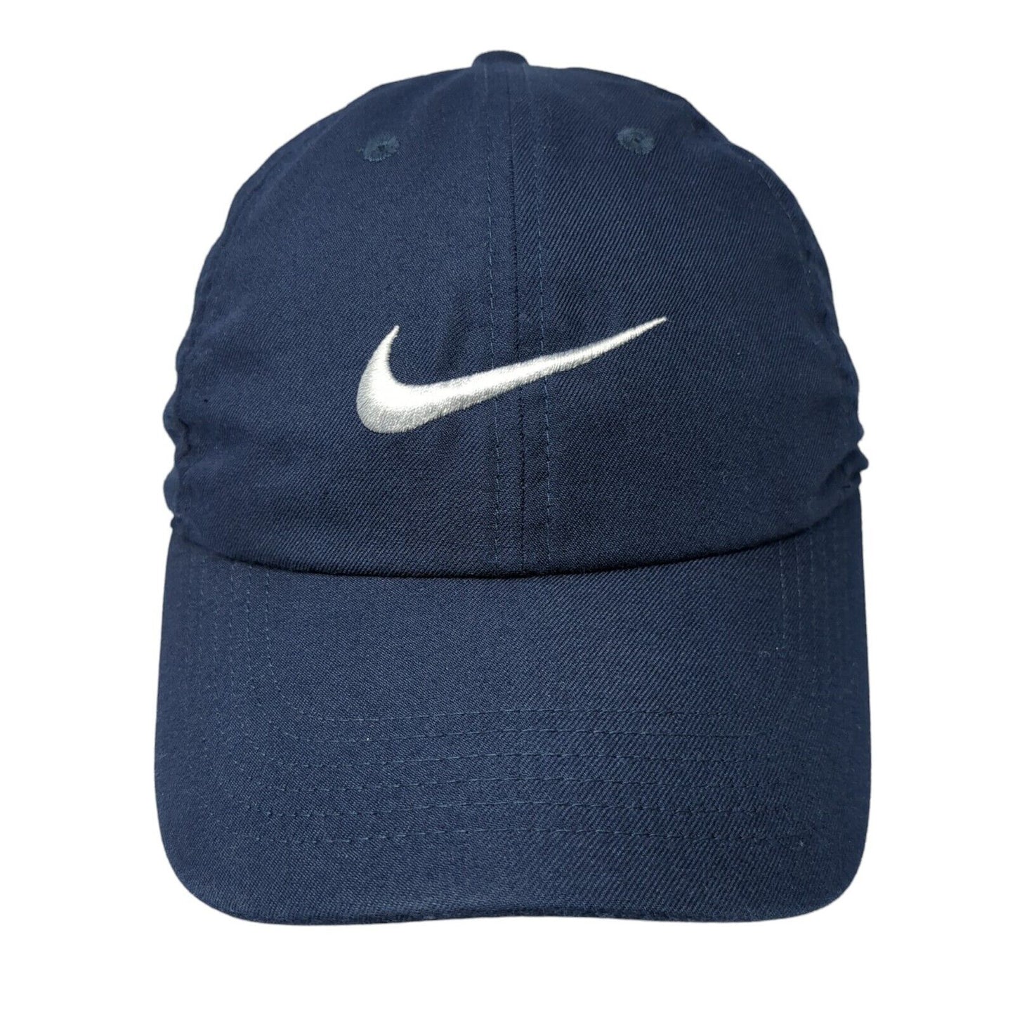 Nike Slideback Hat Blue One Size Heritage86 Dri-Fit Swoosh 6 Panel
