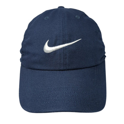 Nike Slideback Hat Blue One Size Heritage86 Dri-Fit Swoosh 6 Panel