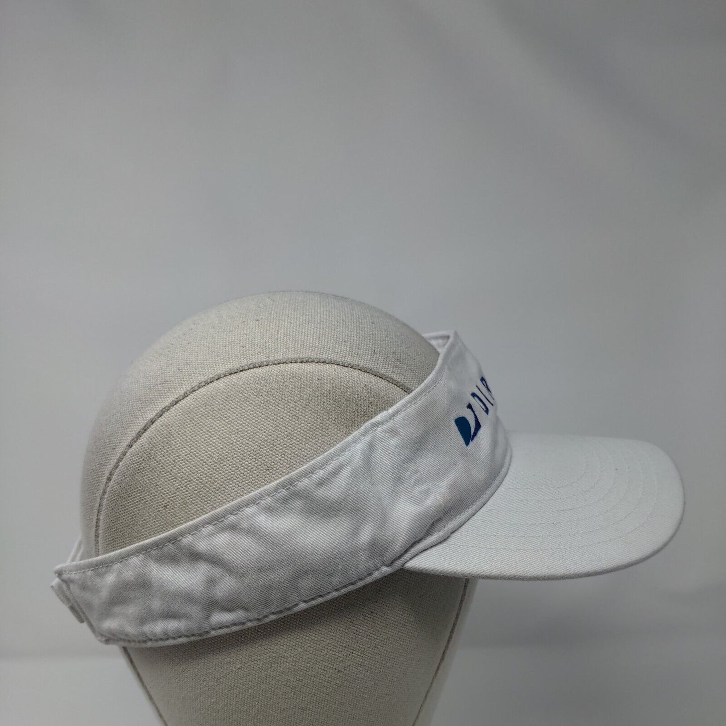 DIRECTV Strapback Sun Visor Hat White OSFM Adjustable Embroidered