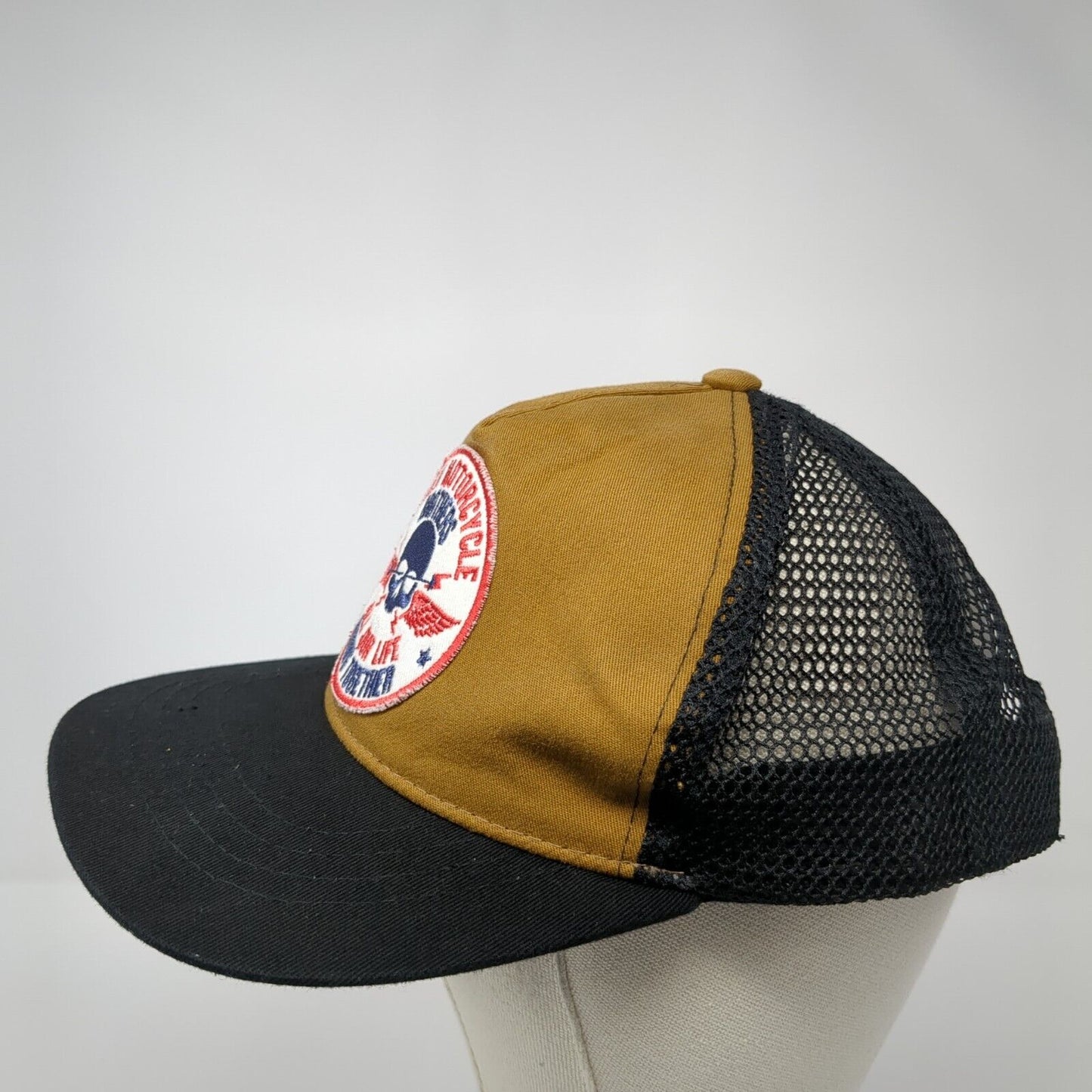 Obrien Motorcycle All Our Life Brother Riding Together Trucker Hat Multi OS Mesh