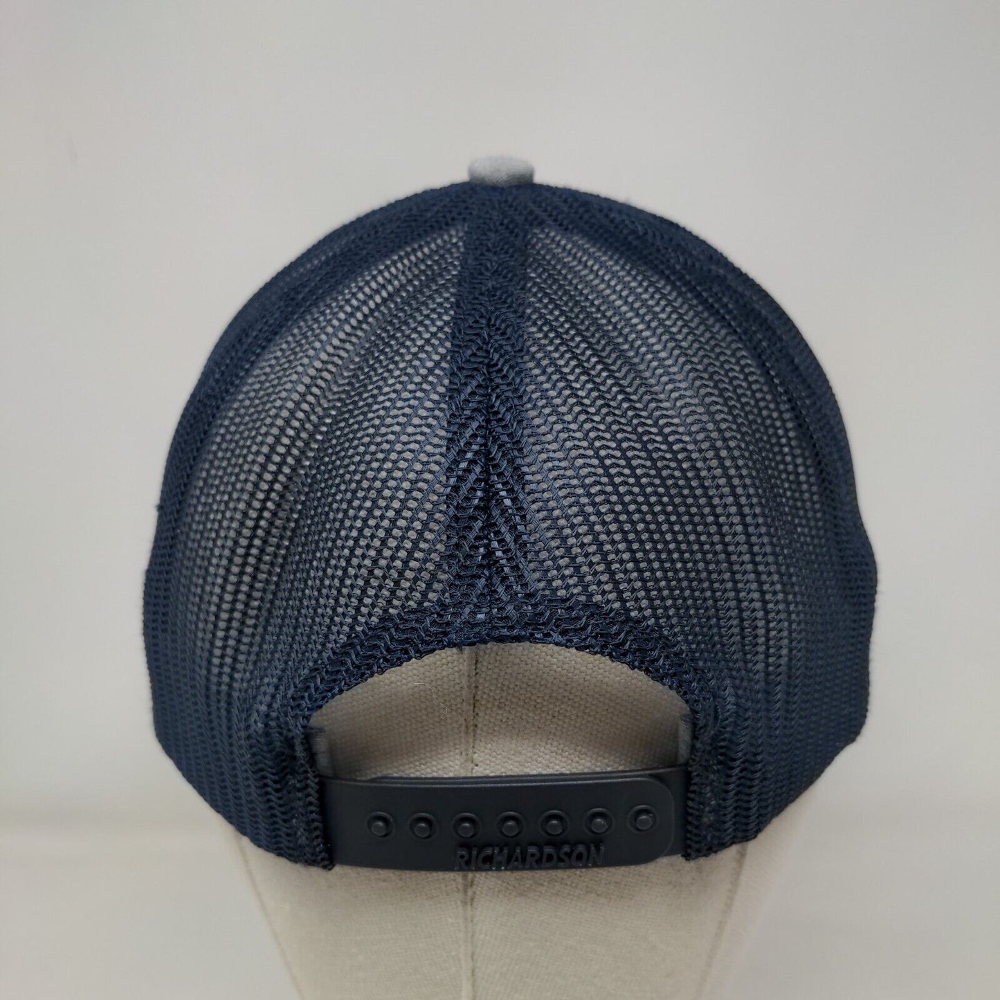 Richardson Snapback Trucker Hat Multi One Size Embroidered Colorblock