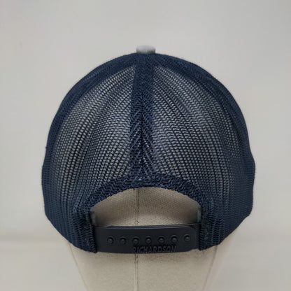 Richardson Snapback Trucker Hat Multi One Size Embroidered Colorblock