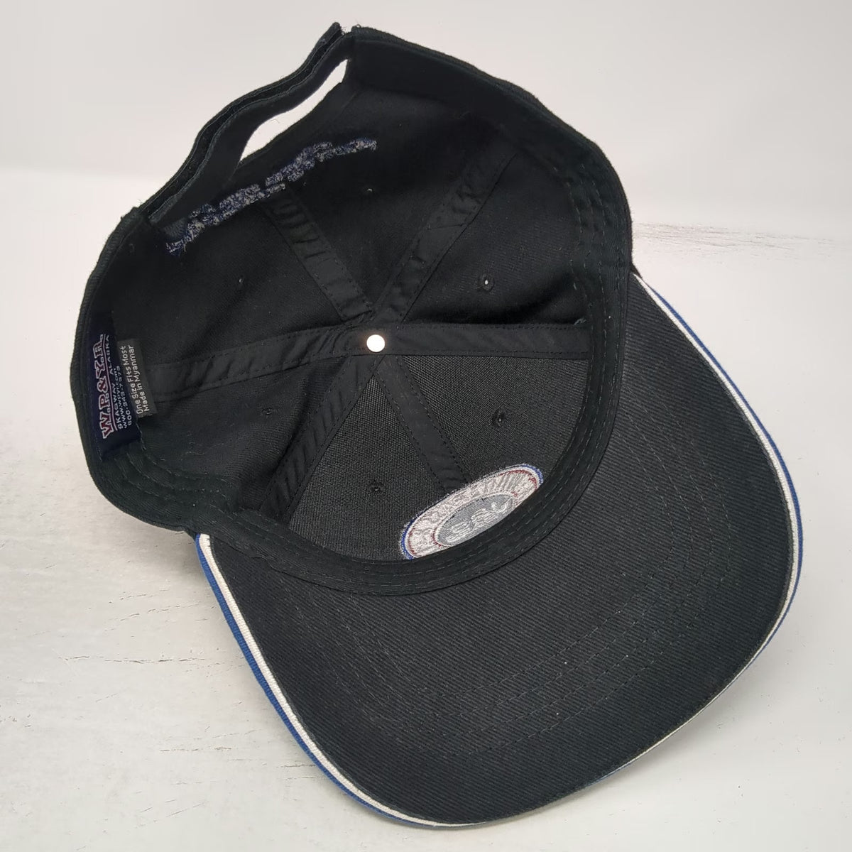 W.P. & Y.R. Baseball Cap Black One Size 125 Years Railway Anniversary Alaska Hat