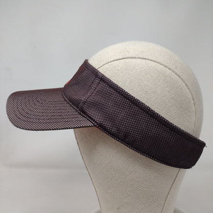 Adidas 3 Stripes Strapback Sun Visor Hat Multi One Size Embroidered