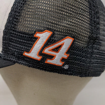 Stewart Haas Racing Men's Snapback Mesh Back Hat Black White OSFM Tony Stewart