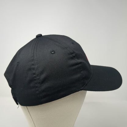 Big Custom Baseball Cap Black One Size ACME Logo Embroidered Strapback Hat