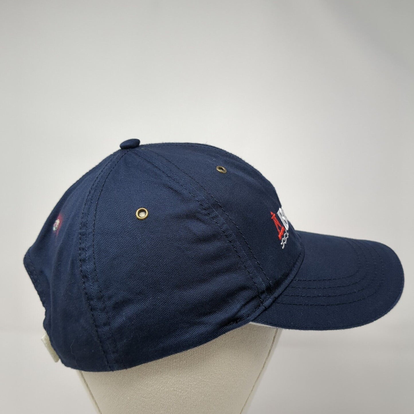 Boat U.S. Since 1966 Strapback Baseball Cap Blue One Size Adjustable Patriotic