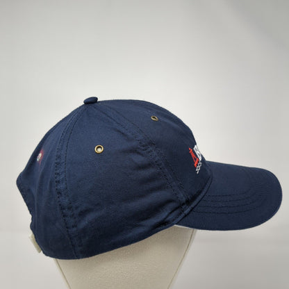 Boat U.S. Since 1966 Strapback Baseball Cap Blue One Size Adjustable Patriotic