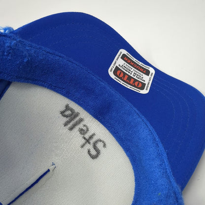 Otto Trucker Hat Blue One Size Twin Oaks Day Camp 50 Years Anniversary Graphic