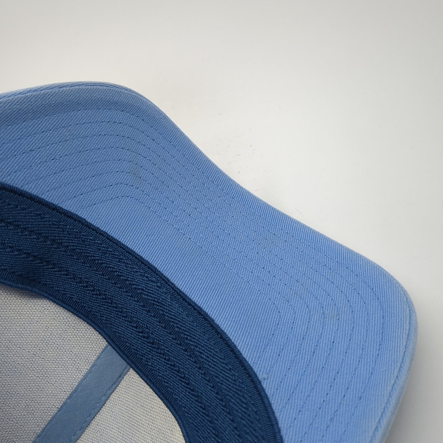 Columbia PFG Fitted Trucker Hat Blue Medium Lightweight Embroidered Mesh Back