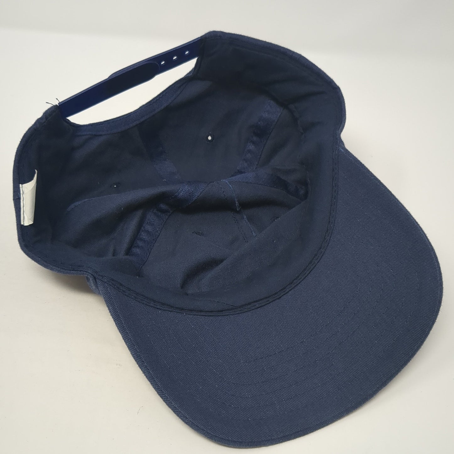 Branson Snapback Hat Blue One Size Adjustable Solid 6 Panel Outdoor