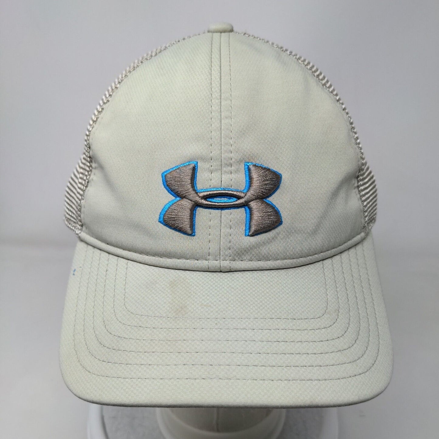 Under Armour Snapback Trucker Hat Green OSFA Adjustable Embroidered Mesh Back
