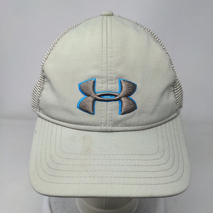Under Armour Snapback Trucker Hat Green OSFA Adjustable Embroidered Mesh Back