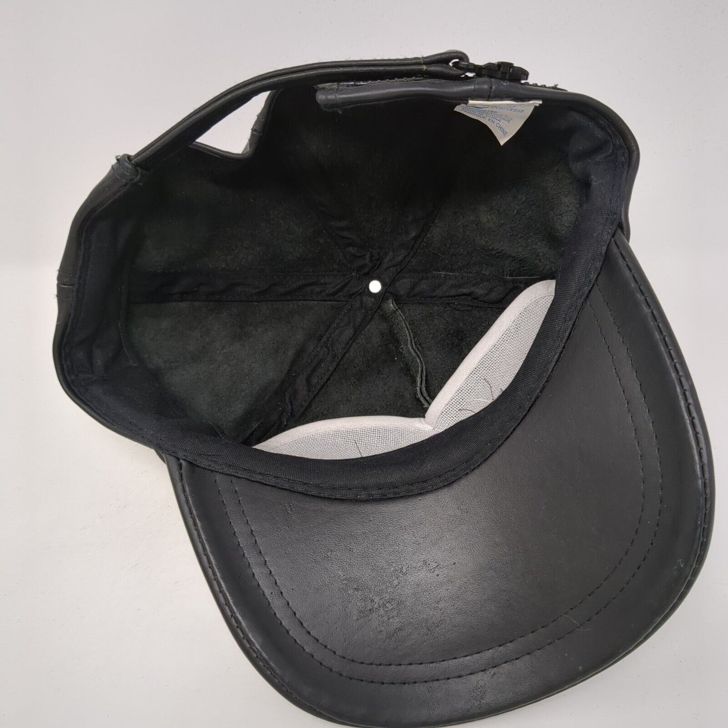 Jo-Ann Trucking Ltd. Strapback Hat Black One Size Adjustable Leather