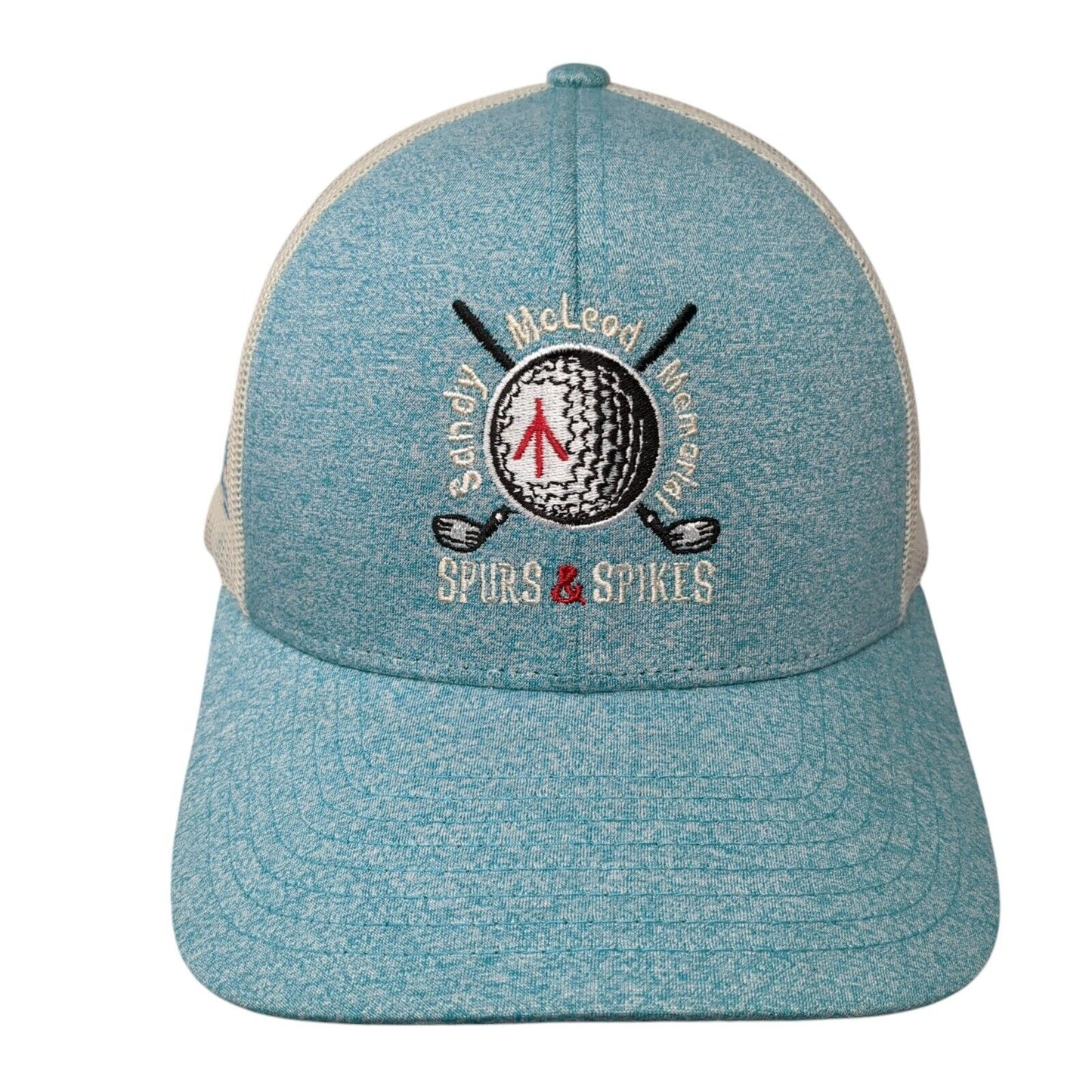 Sandy McLeod Memorial Mesh Back Trucker Hat Blue M/L Spurs & Spikes
