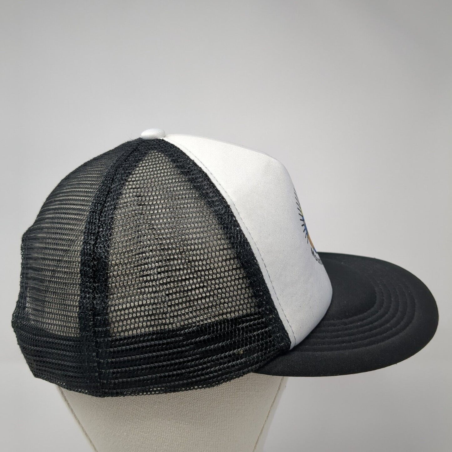 Mountain Top 2019 Snapback Trucker Hat Black One Size Mesh Back District