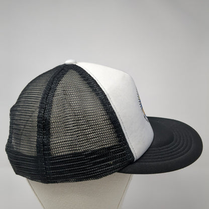 Mountain Top 2019 Snapback Trucker Hat Black One Size Mesh Back District