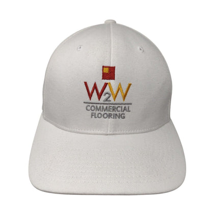 W2W Commercial Flooring Cabo 2017 Fitted Hat White S/M Flexfit Port Authority