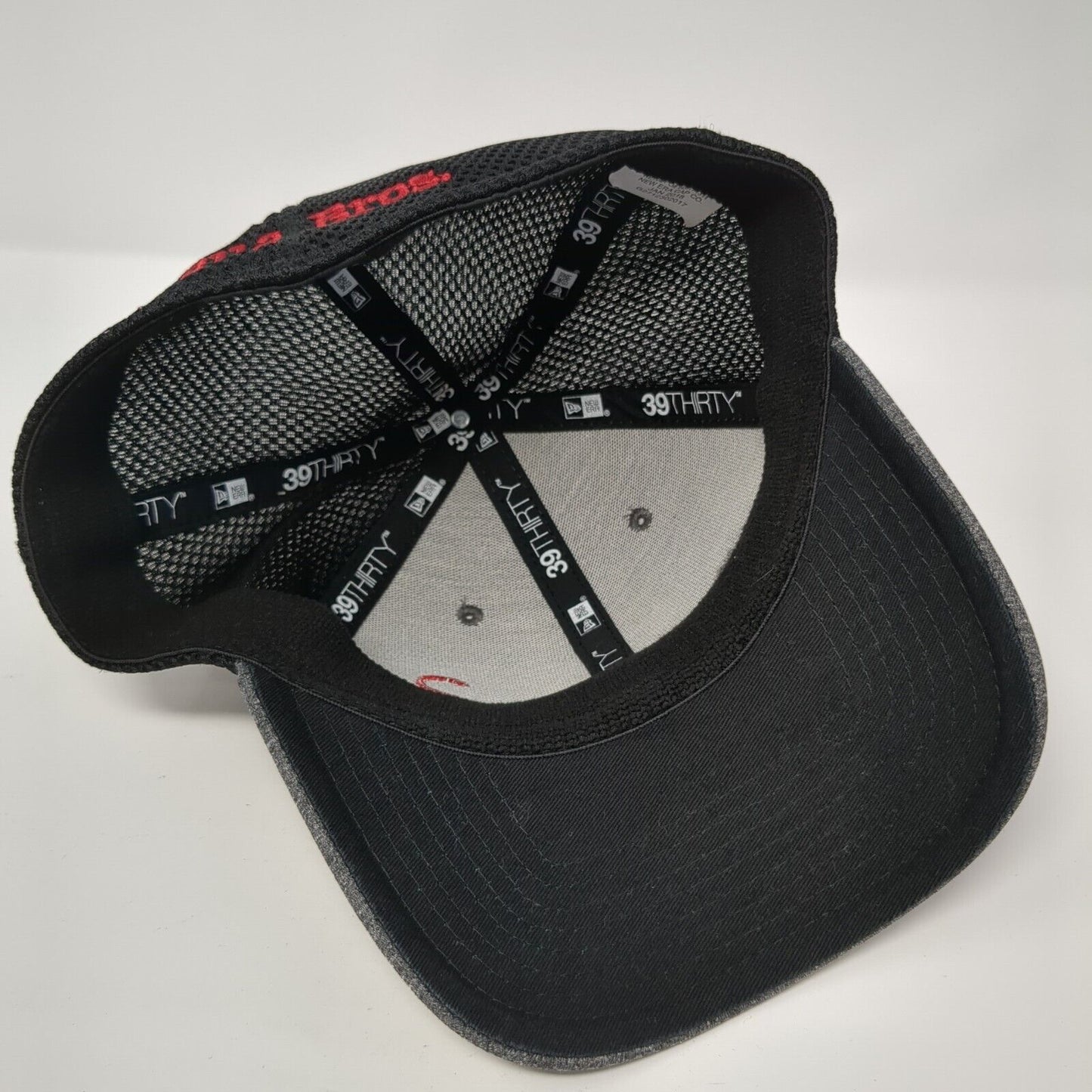 Requa Bros. Fitted Mesh Back Hat Gray M-L Colorblock New Era 39Thirty