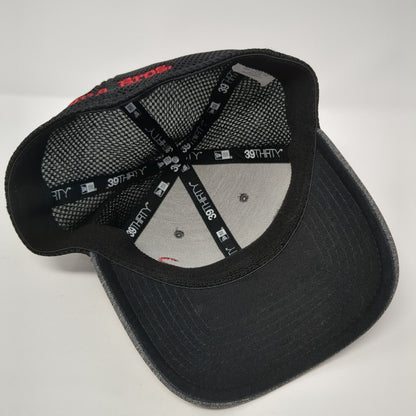 Requa Bros. Fitted Mesh Back Hat Gray M-L Colorblock New Era 39Thirty