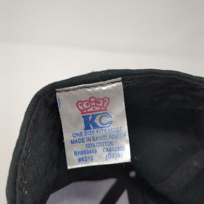Albertsons We Deliver Strapback Hat Black One Size Adjustable Embroidered KC