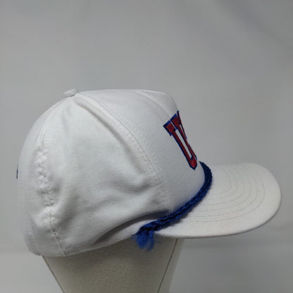USA Mack Trucks Snapback Hat White OSFA Adjustable Embroidered Rope Novad