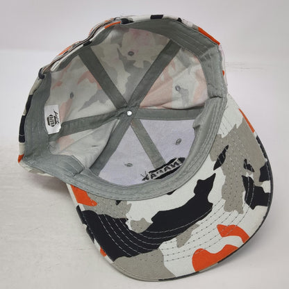 NAPA Racing Baseball Cap White Camo One Size Slideback Hat Cotton Racing Logo