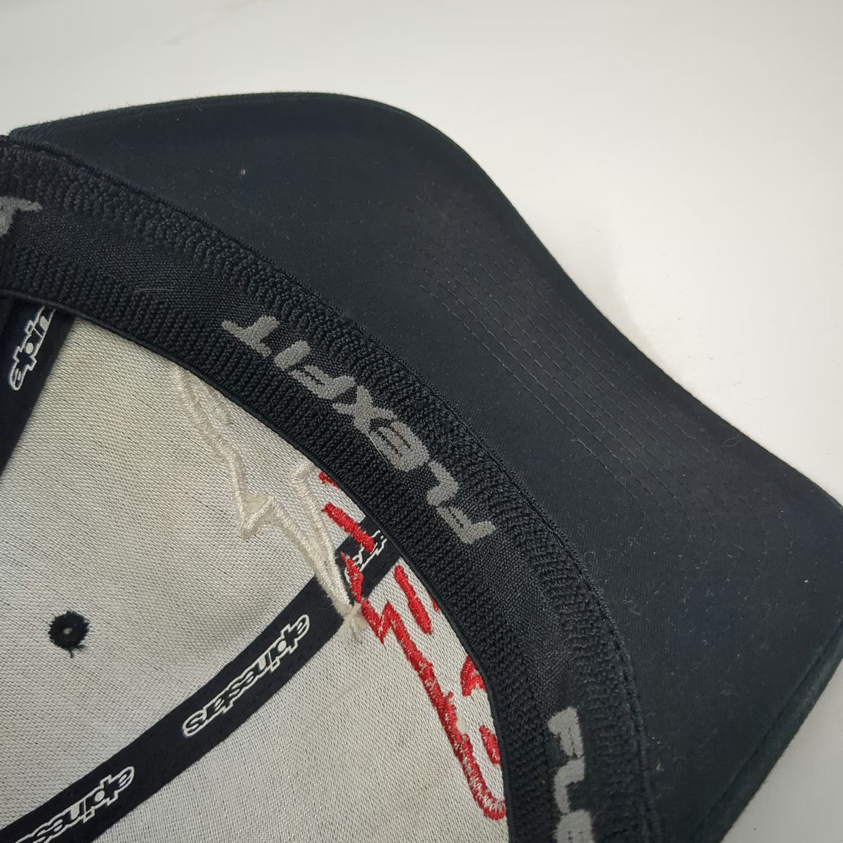 Alpinestars Baseball Cap Black XL Flexfit Embroidered Logo Stretch Fit Hat Moto