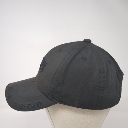 5.11 Tactical Strapback Hat Black One Size Adjustable Embroidered Logo